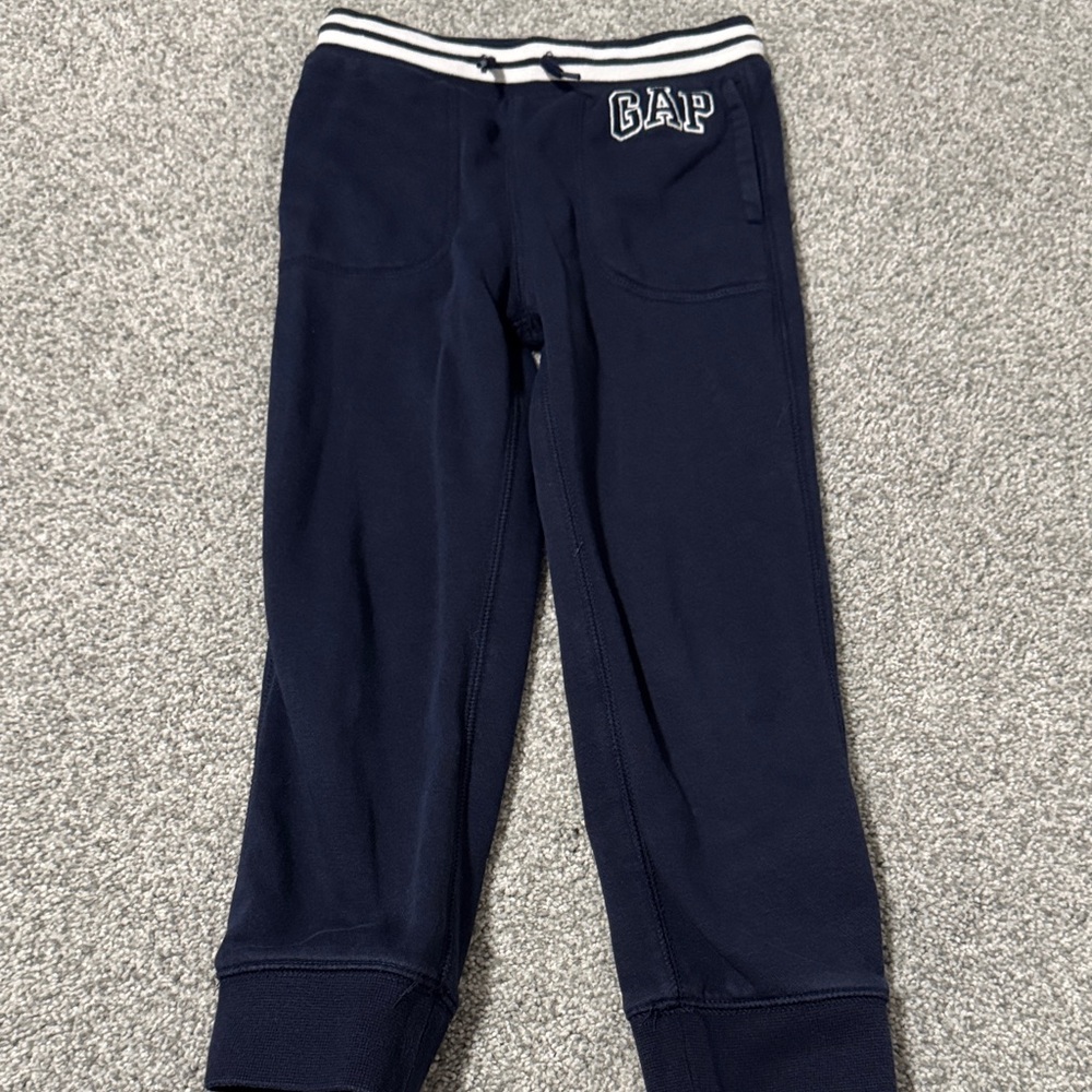 GAP Kids Dark Blue Sweatpants with Logo